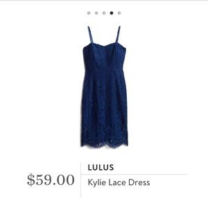NWT Lulus lace dress